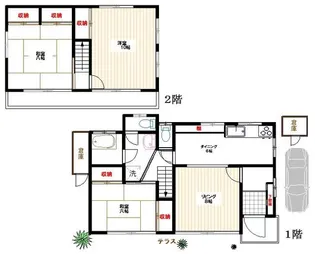 東京都杉並区桃井2【一戸建】の間取り