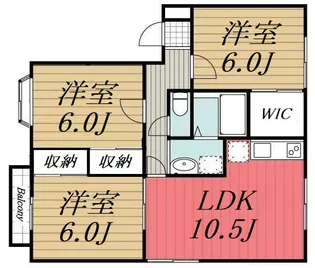 千葉県市原市山田橋1【アパート】の間取り