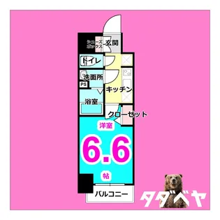 ディアレイシャス名古屋太閤通【13階】の間取り