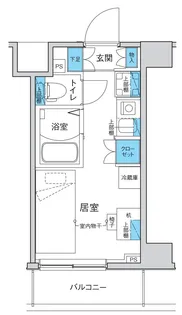 キャンパスヴィレッジ小竹向原【3階】の間取り