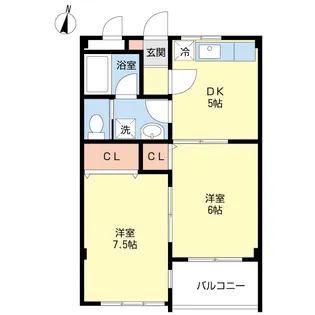 清水ビル【2階】の間取り