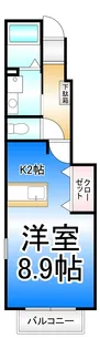 サンライズ中尾A【1階】の間取り