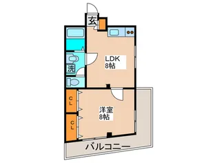 フォ-レスト横浜【2階】の間取り