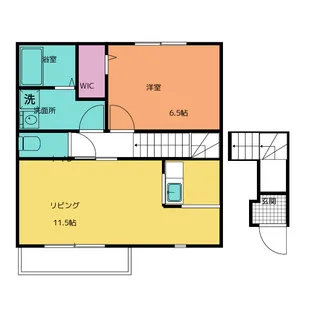 リヴェール天神の間取り