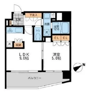 プライマル三軒茶屋【3階】の間取り