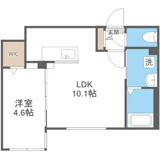 Blanc Kotoni(ブラン琴似)【4階】の間取り