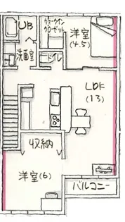 ヒカリハイツ【2階】の間取り
