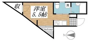 クラウンズコート羽沢【2階】の間取り