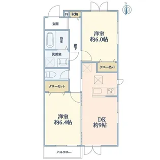 ザ・下北沢レジデンス【2階】の間取り