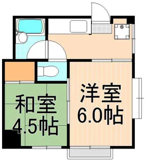 向後ハイツ【2階】の間取り