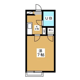 昭栄マンションA棟【1階】の間取り