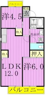 グランディール【2階】の間取り