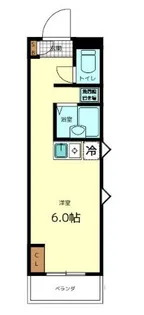 スカイタウン沼袋【2階】の間取り