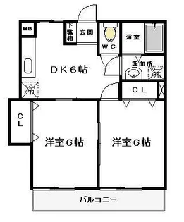 グレースTAKANE【2階】の間取り