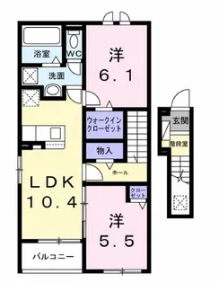ファインブルク・K III【2階】の間取り
