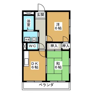 マンション和合【2階】の間取り