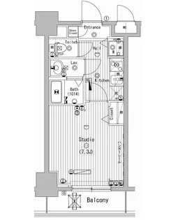 グランド・ガーラ横濱万世町【9階】の間取り