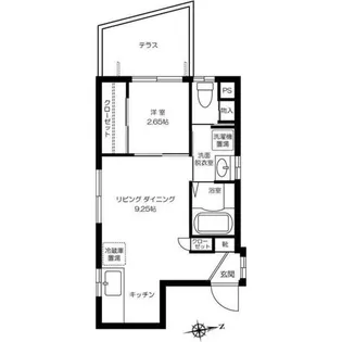 ふーが北池袋【1階】の間取り