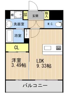 LIBTH松山【3階】の間取り