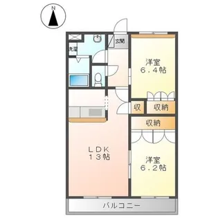 ファイン グランディール【2階】の間取り