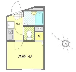 Wellbeing青砥II【2階】の間取り