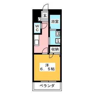 ファーストパーシモン【1階】の間取り