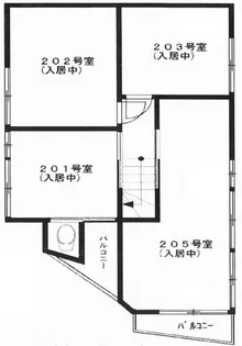 ブルーメゾン戸越【2階】の間取り