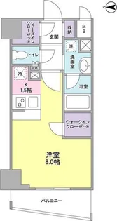 プレディアスタイル横濱沢渡【2階】の間取り