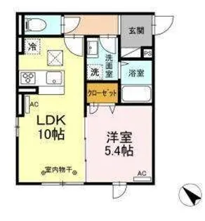 GRAND湘南B棟【1階】の間取り