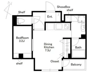 リュウ・ポイント【3階】の間取り