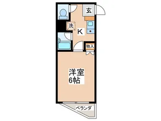 クイーンズタウン【4階】の間取り