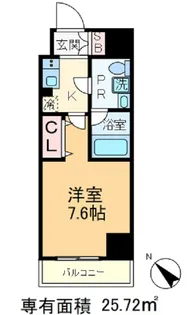 メインステージ十条II【14階】の間取り
