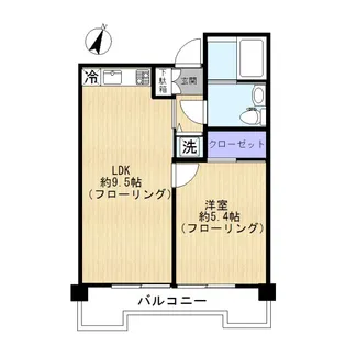 パラスト大崎【7階】の間取り