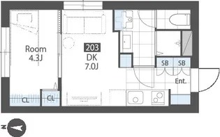 SUCCEED RESIDENCE KAMEIDO【2階】の間取り
