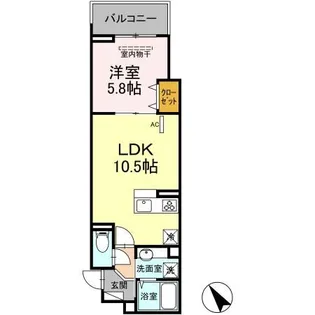 エクセリア徳丸I【2階】の間取り