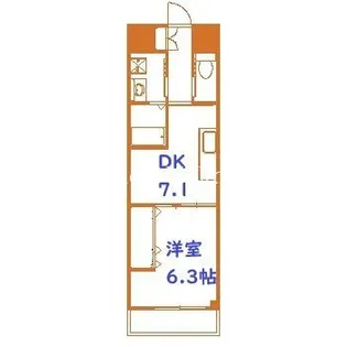 ウィンビュ三ツ沢【3階】の間取り