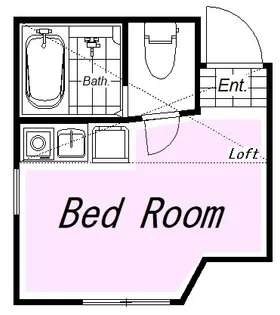 ユナイト 日吉テオドリック【2階】の間取り