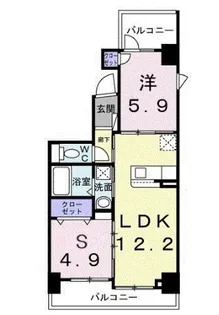レパラール関口【2階】の間取り