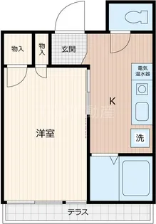 エスペランサ黒砂【1階】の間取り