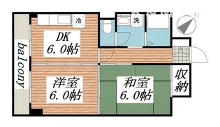 山口マンション【7階】の間取り