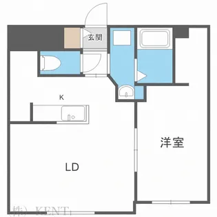 ラヴェーラ円山鳥居前【3階】の間取り