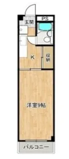 コーポラスYAMADA【1階】の間取り