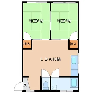 第一森本マンション【3階】の間取り