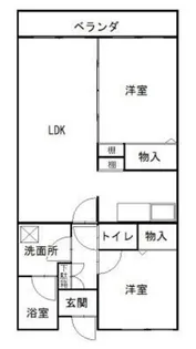 フローラ33【3階】の間取り