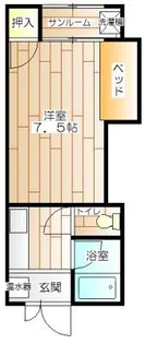 シャトレット【2階】の間取り