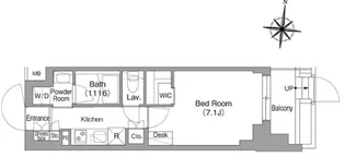 コンフォリアリヴ大崎【1階】の間取り
