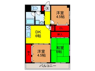 グレイス辻本【7階】の間取り