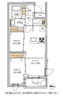 リビオメゾン湯島【3階】の間取り
