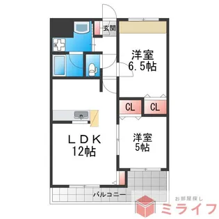 グランシャリオ【3階】の間取り
