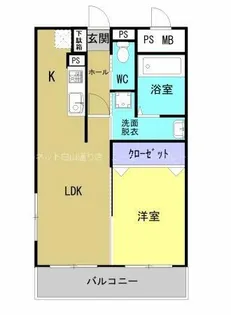 グランディールはませんI【1階】の間取り